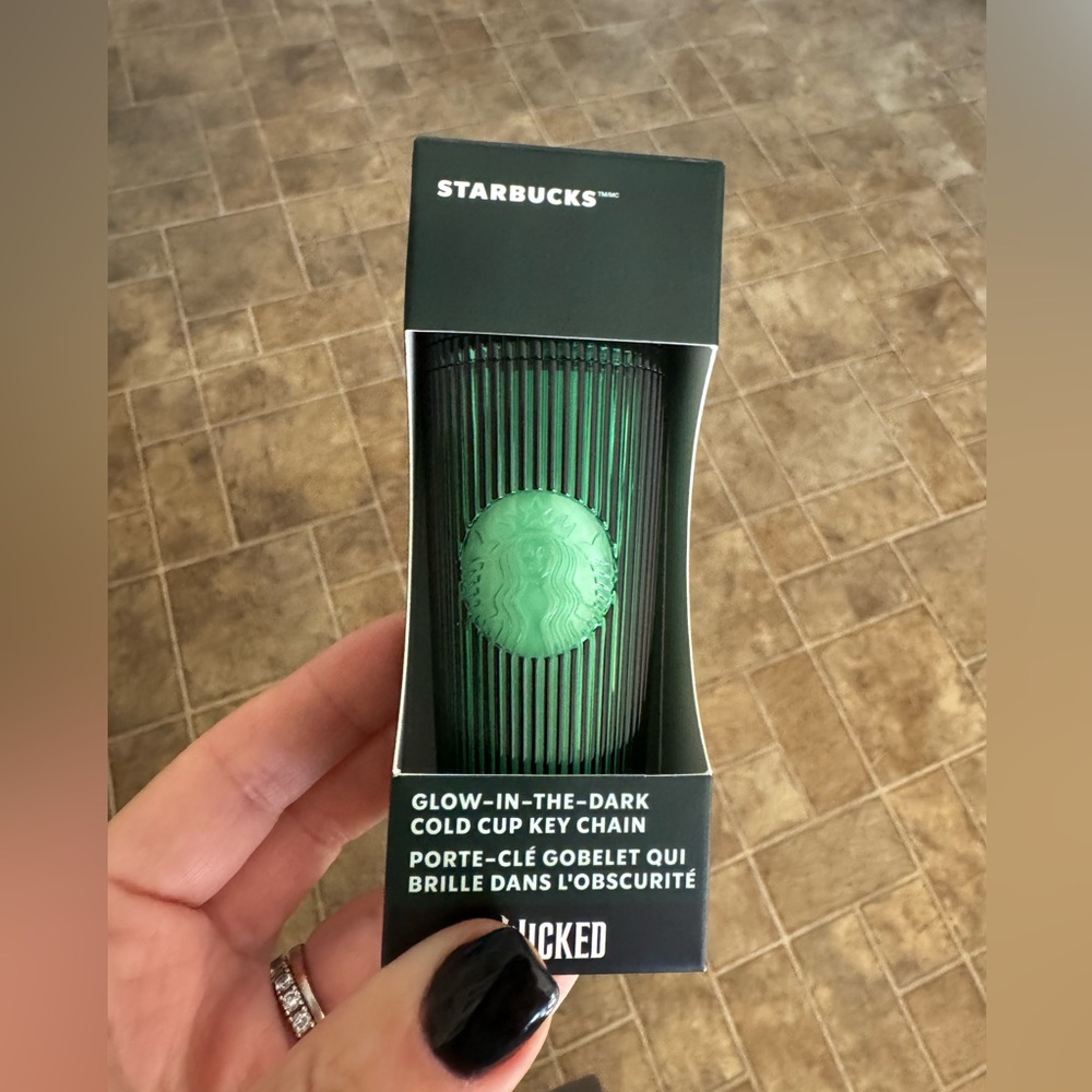 Brand New Starbucks keychain/ ornament tumbler wicked theme release